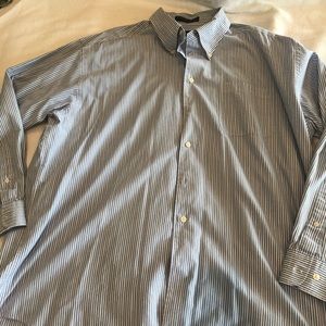 Nautica Dress Shirt Size 17.5 34/35